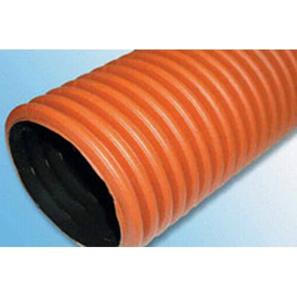 Труба 2-х слойная ПЭНД гофр. дренажная Ду100/117 SN8 L-6000 мм.